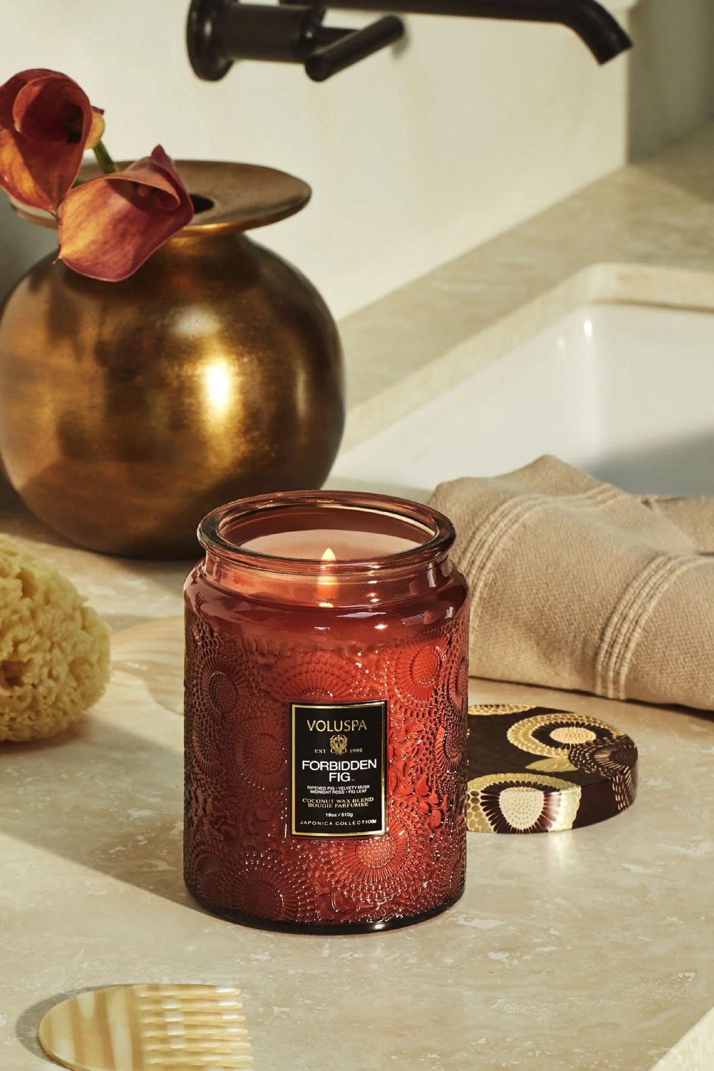 Vela Voluspa Forbidden Fig Latte 18 oz
