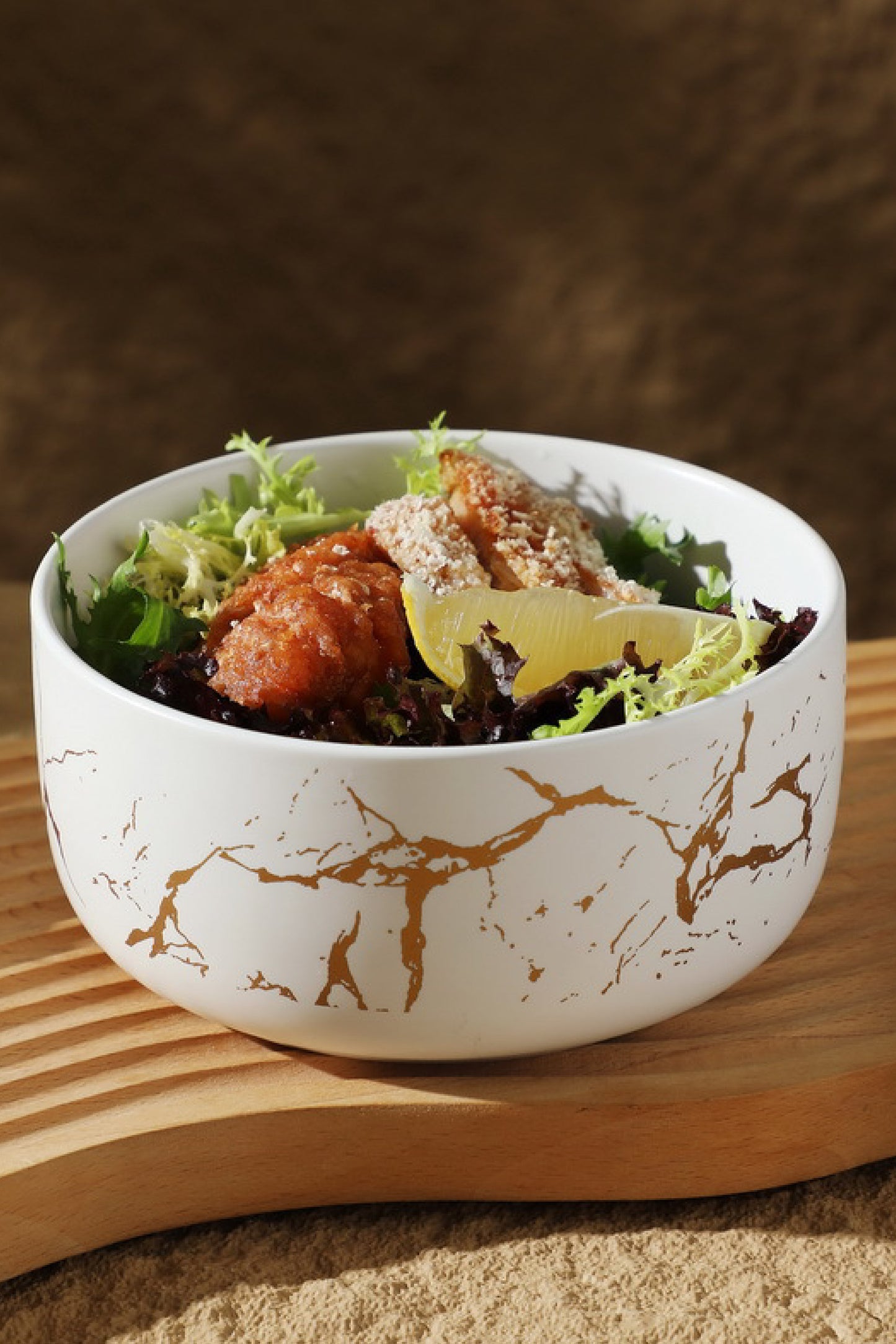 Bowl Marble & Gold
