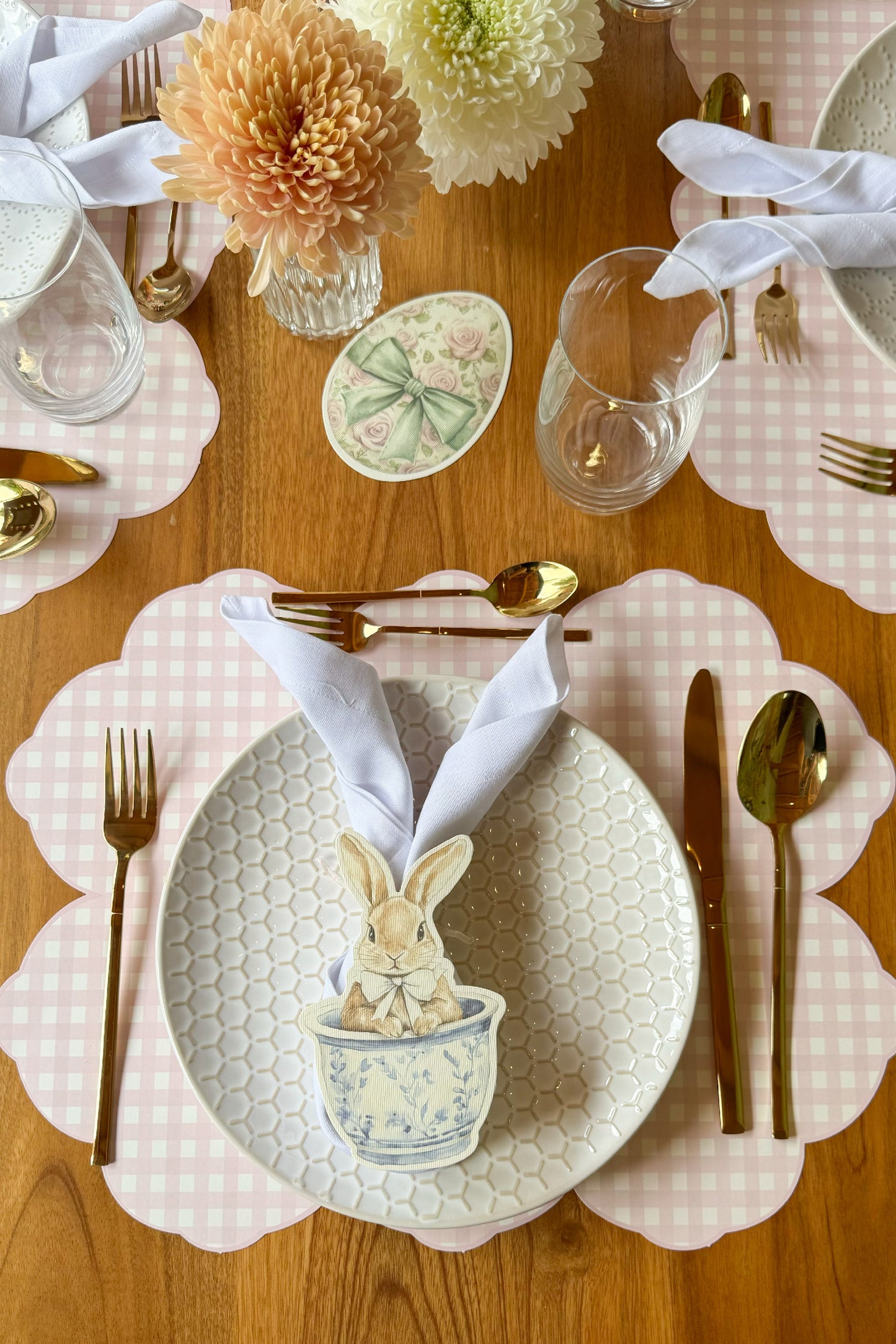 Placecards Conejos de Pascua