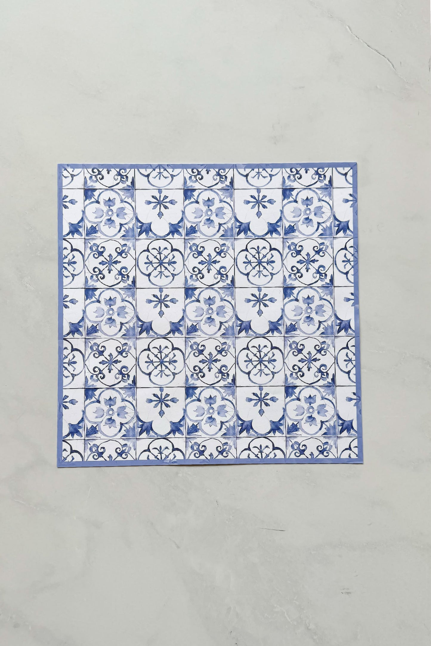 Set Azul PECE de 24 Individuales de papel