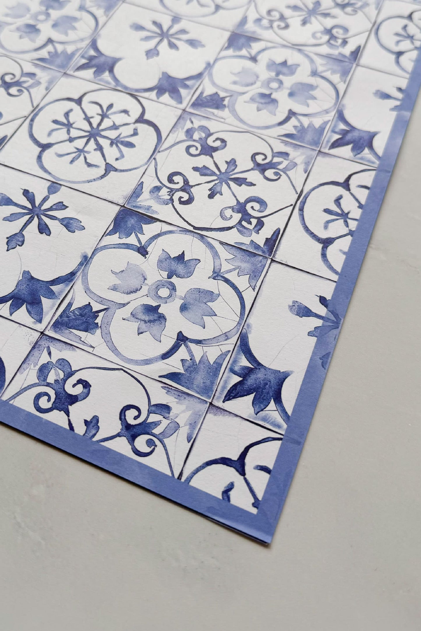Set Azul PECE de 24 Individuales de papel