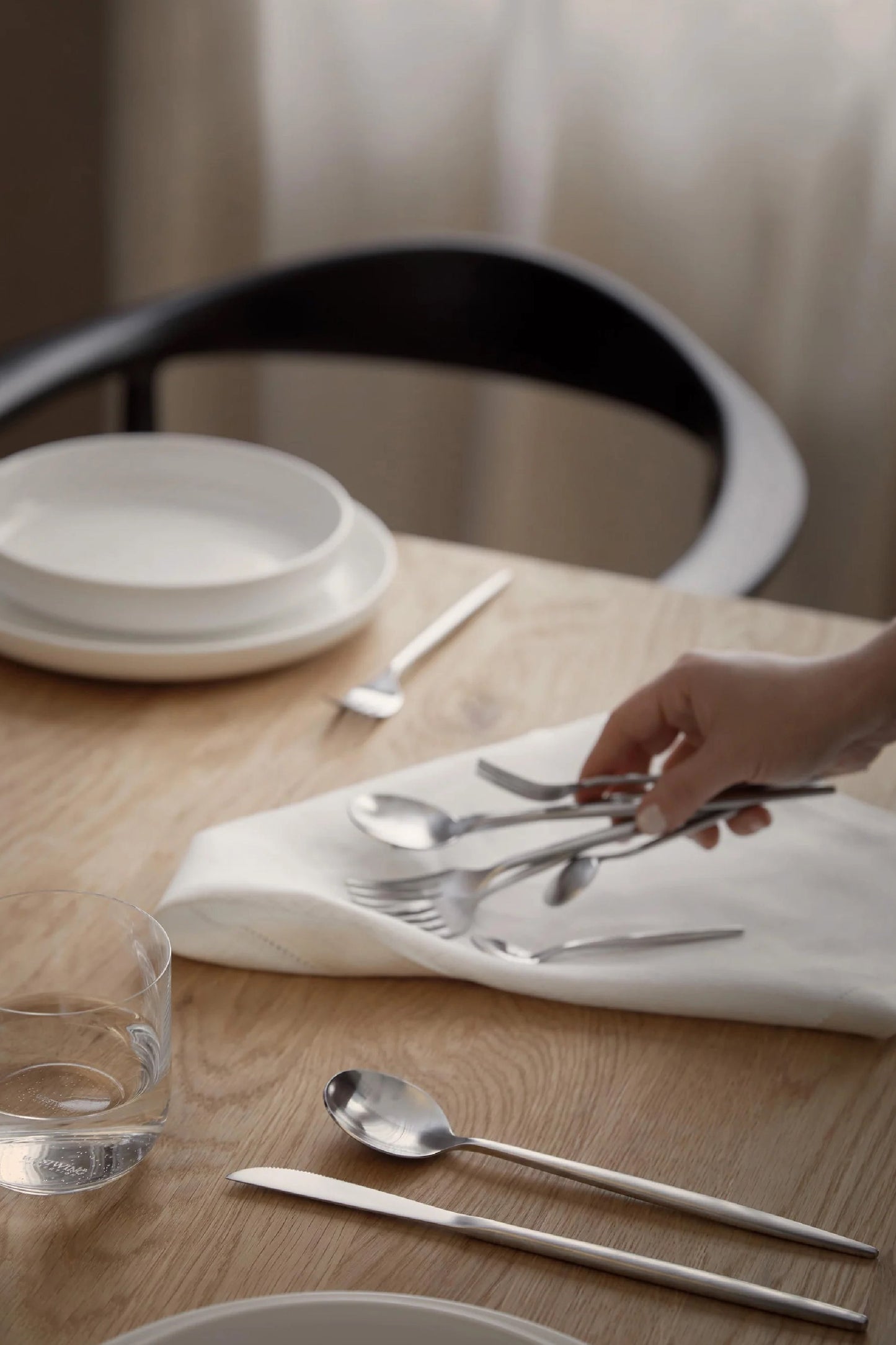 Set de Cubiertos Maat Plateado