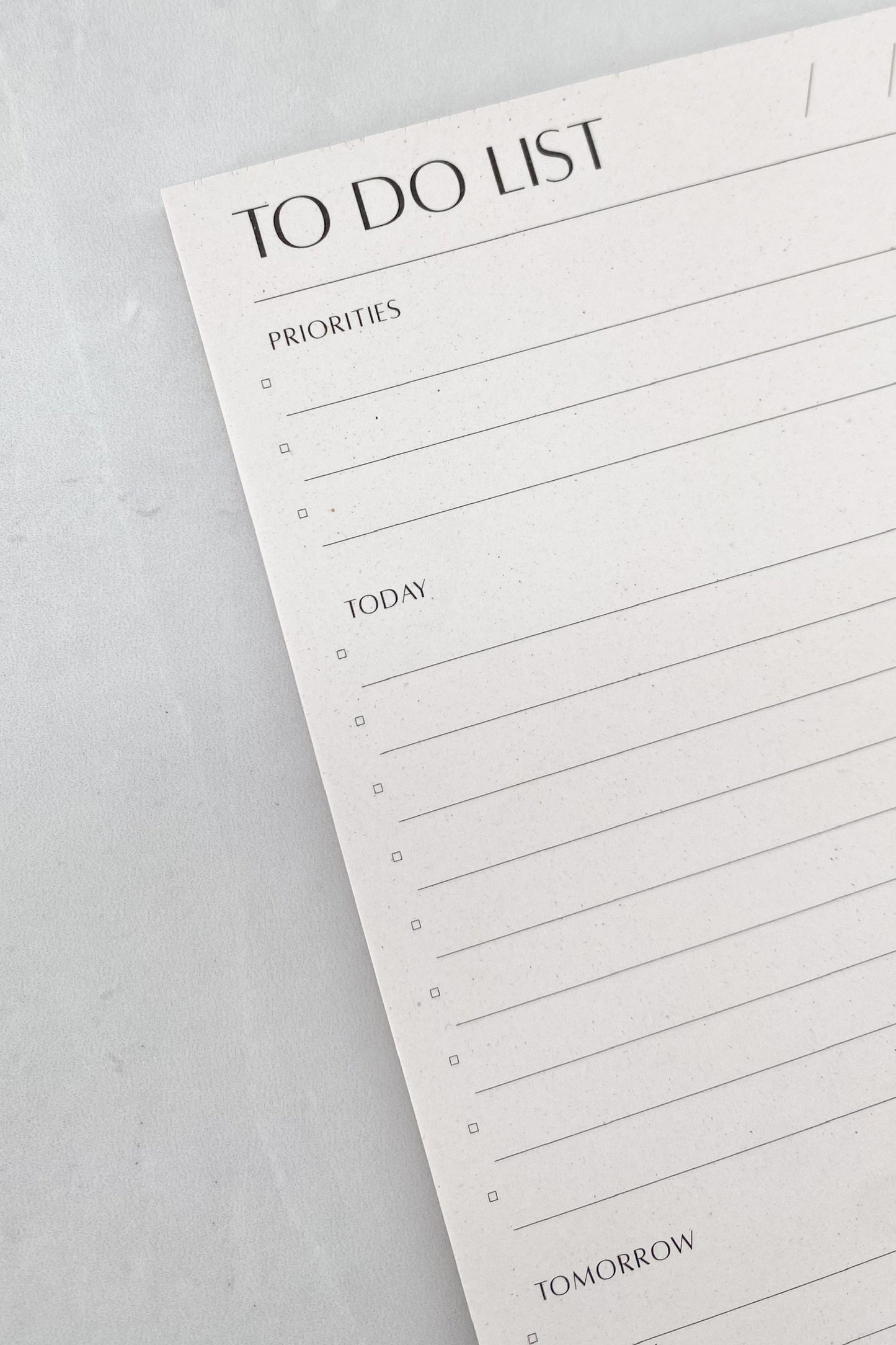 Block To Do List