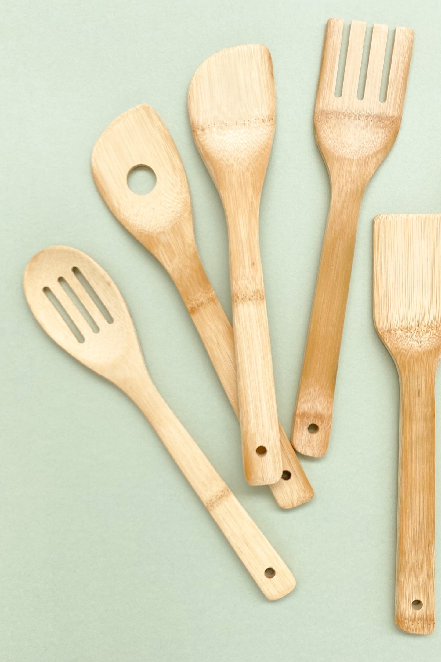 Set Cucharas Bambú