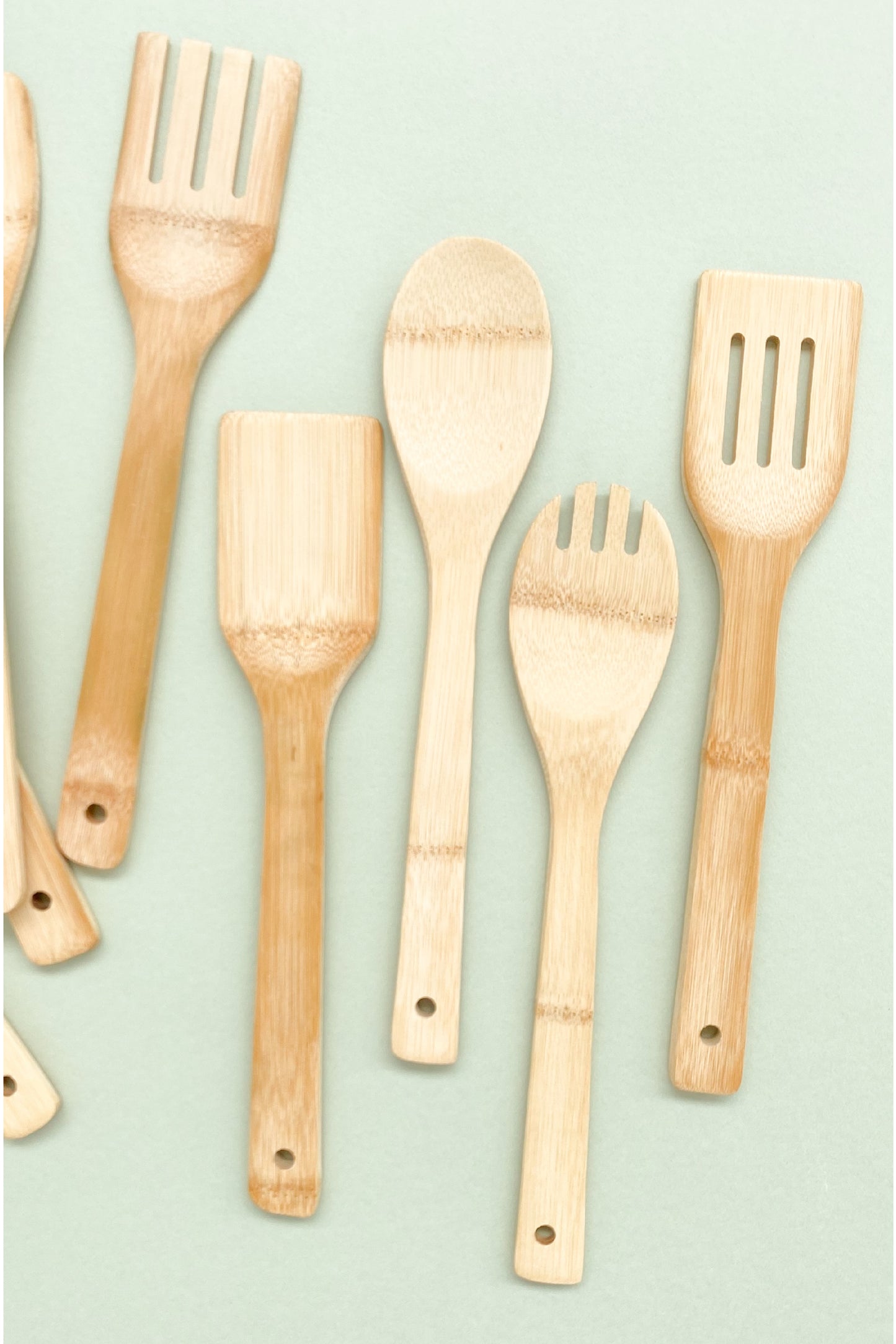 Set Cucharas Bambú