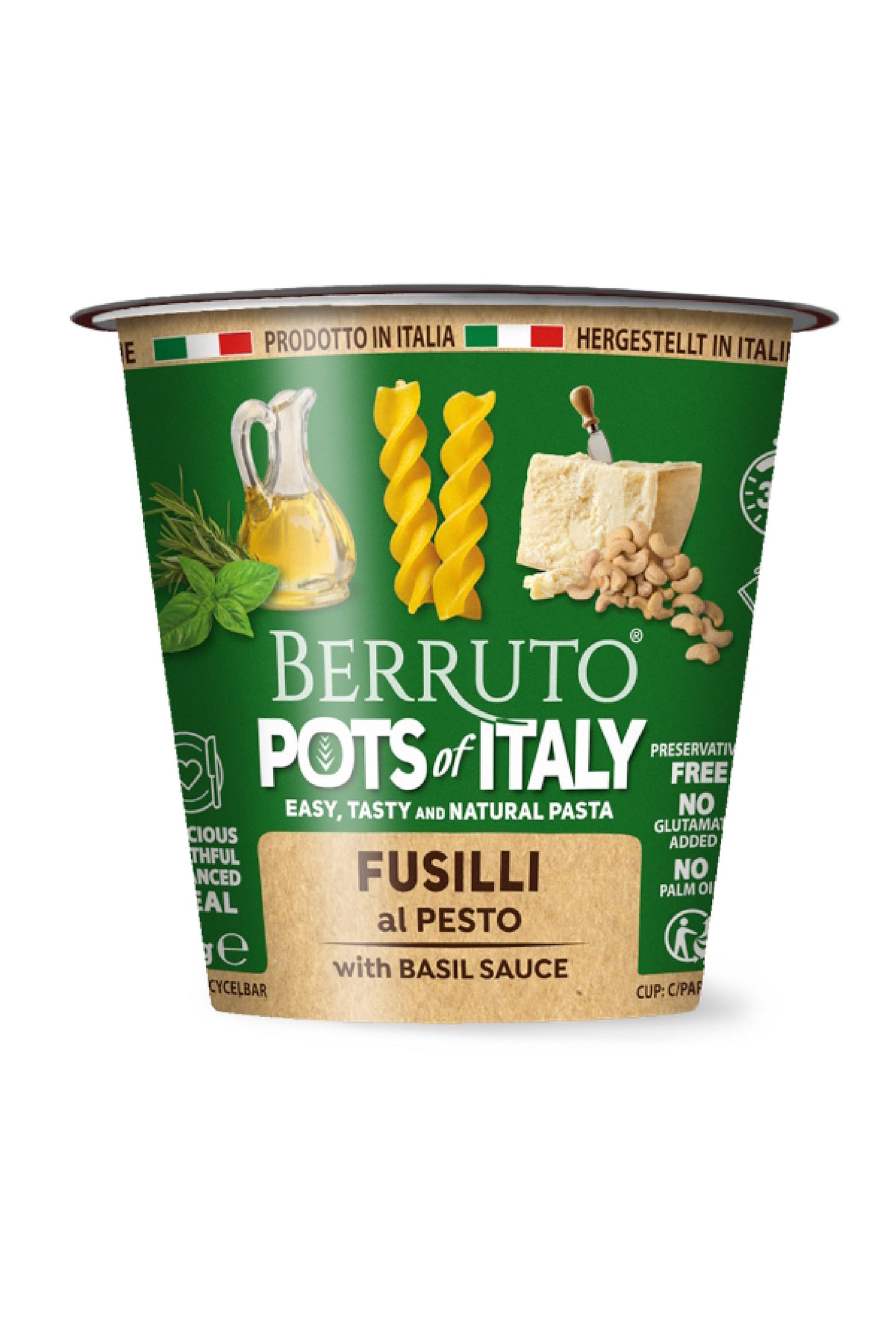 Fusilli al Pesto Pots of Italy