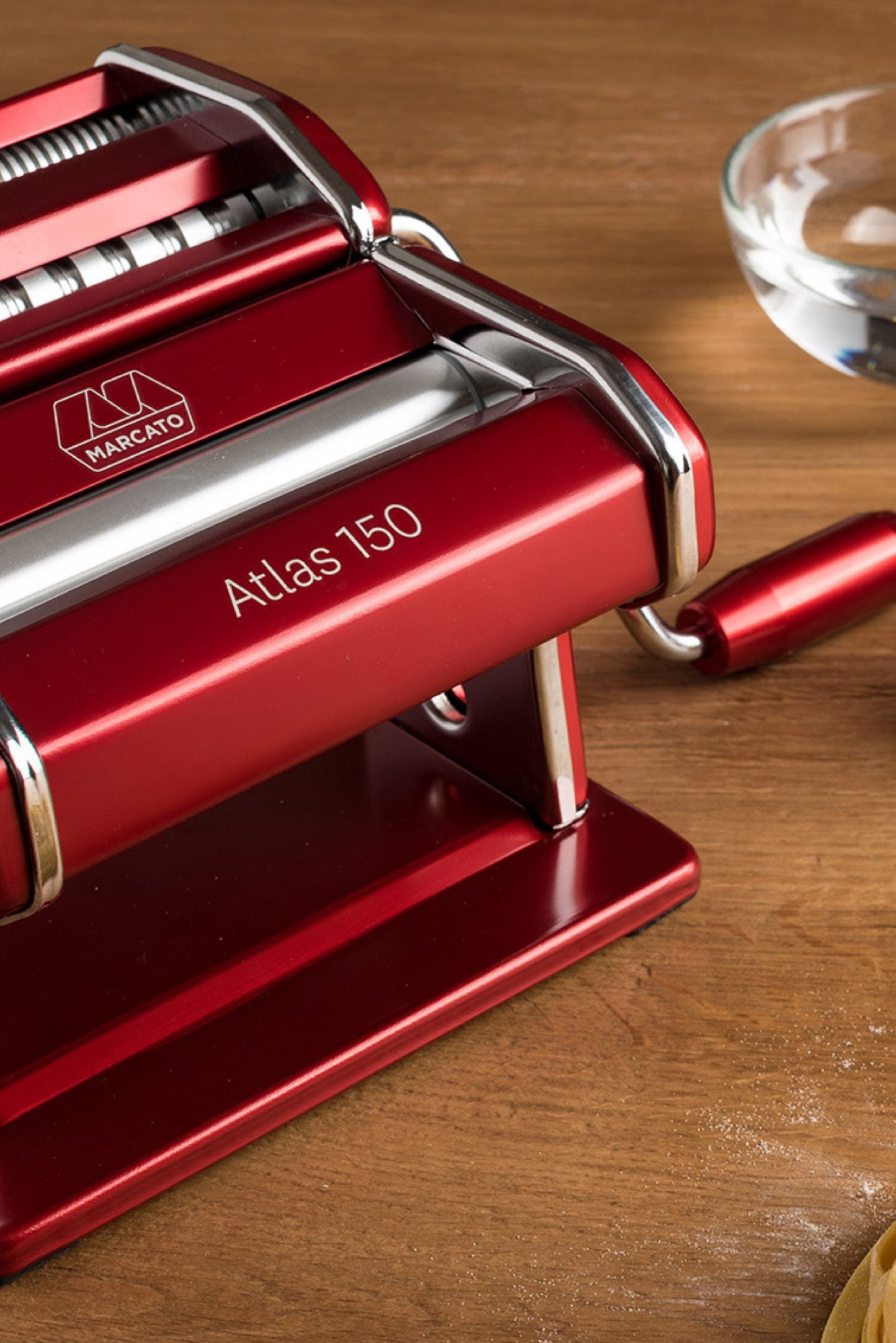 Máquina para Pasta Marcato Atlas 150 - Rojo y Negro