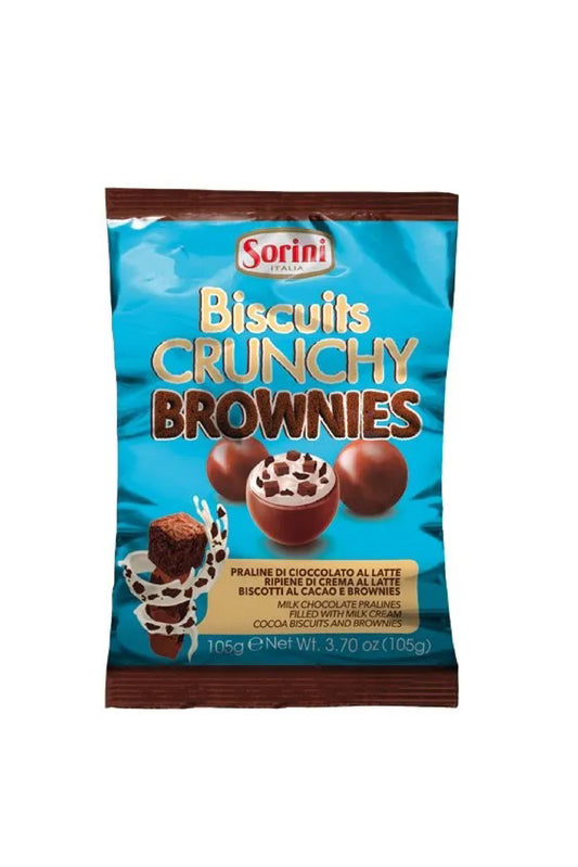 Chocolate Sorini Biscuit Crunchy Brownies 105 gr.