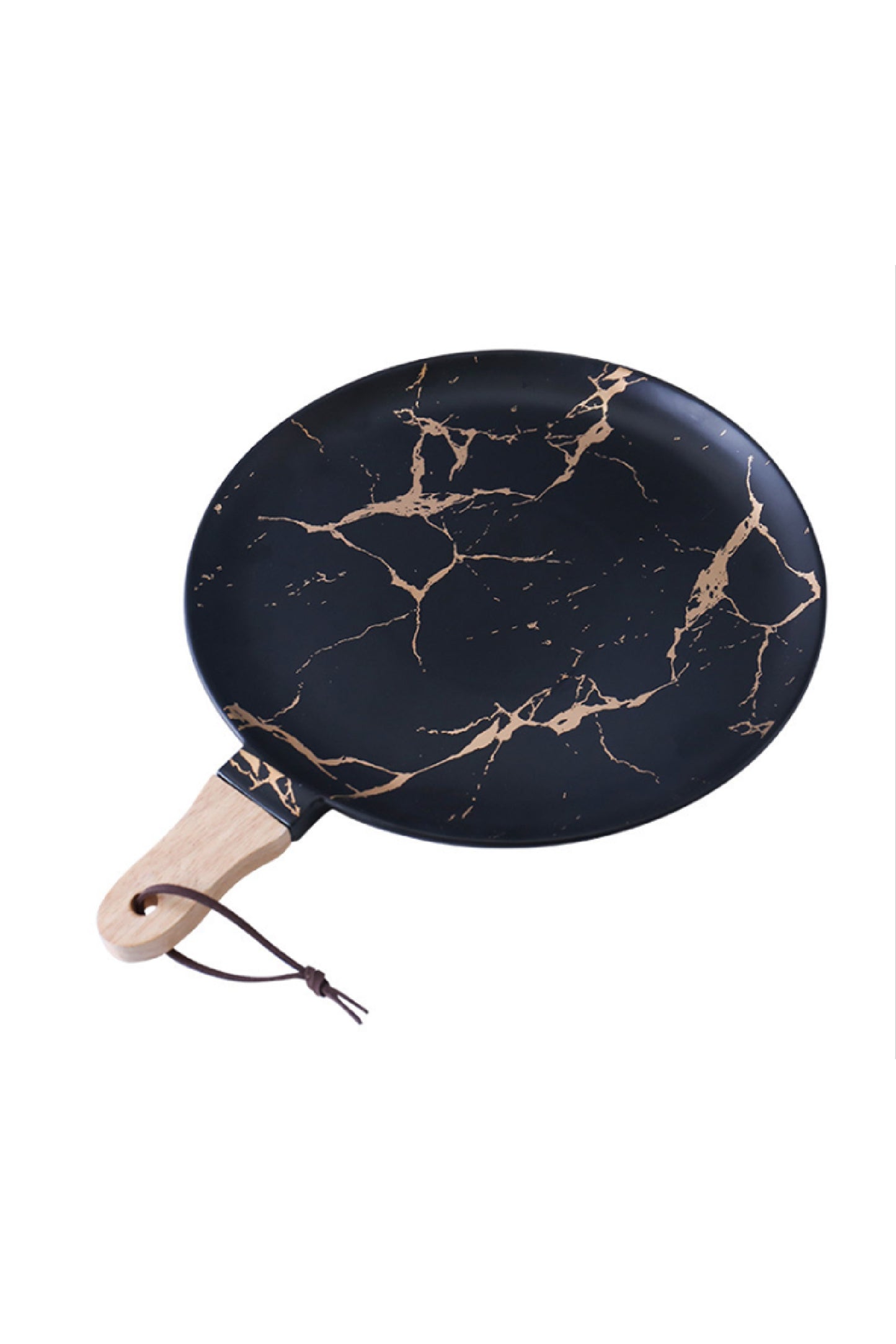 Bandeja Marble & Gold Redonda