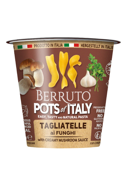 Tagliatelle ai Funghi Pots of Italy