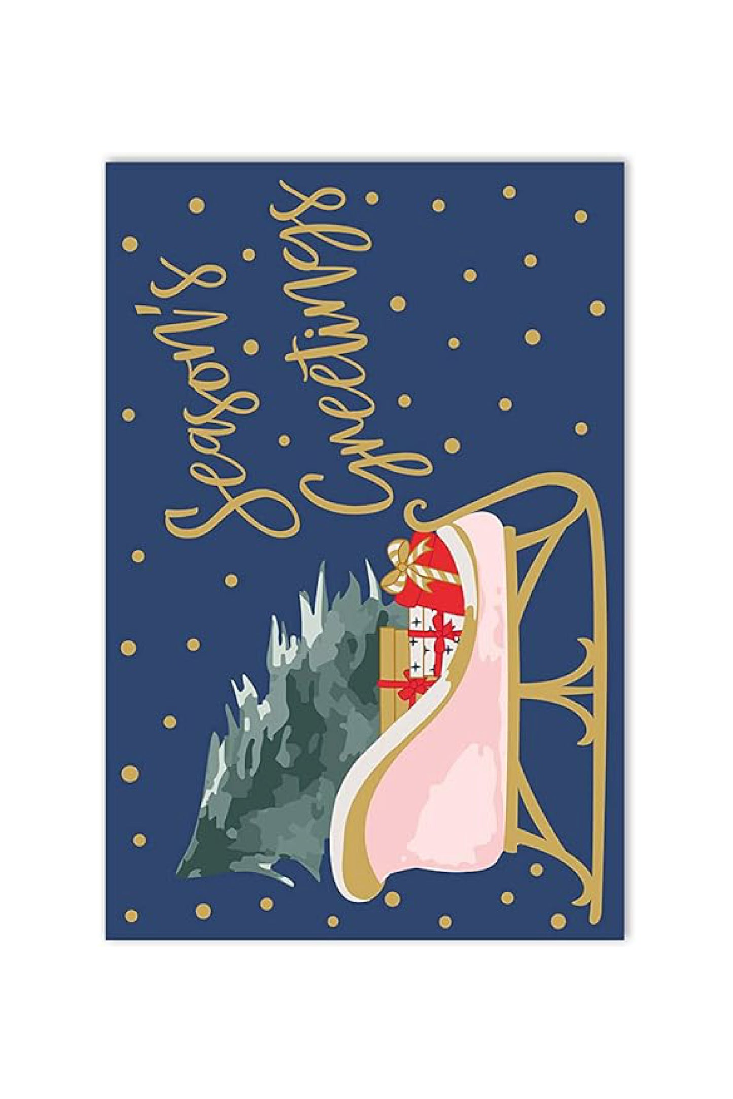 Tarjetas de Navidad Foil